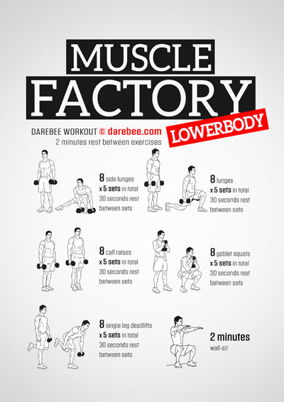 Quick Lowerbody Dumbbells Workouts Collection