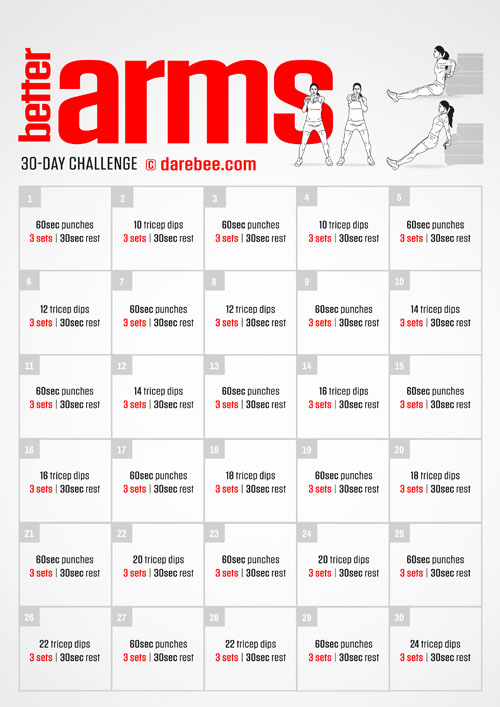 Better Arms Challenge by Darebee