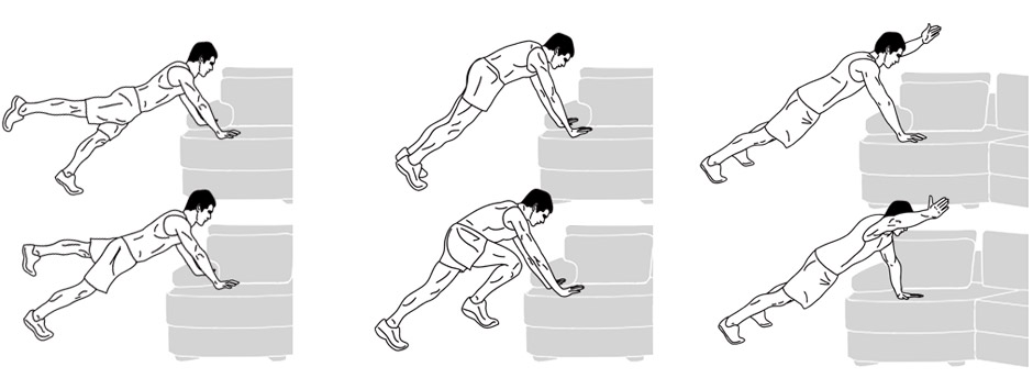 Modifications / Exercise Alternatives - Planks