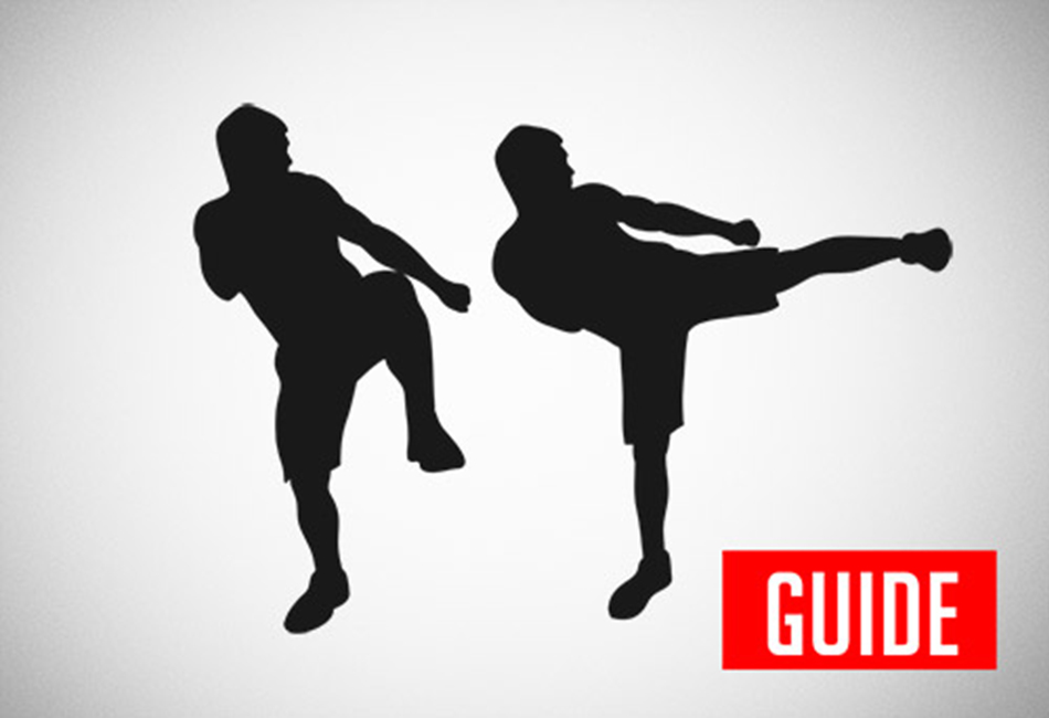 Guide To Kicks is  a Darebee home-fitness step-by-step guide to martial arts kicks and combat workouts you can do at home, for fitness.