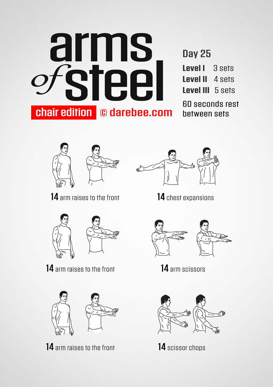 Arms of Steel - Upperbody Program by DAREBEE