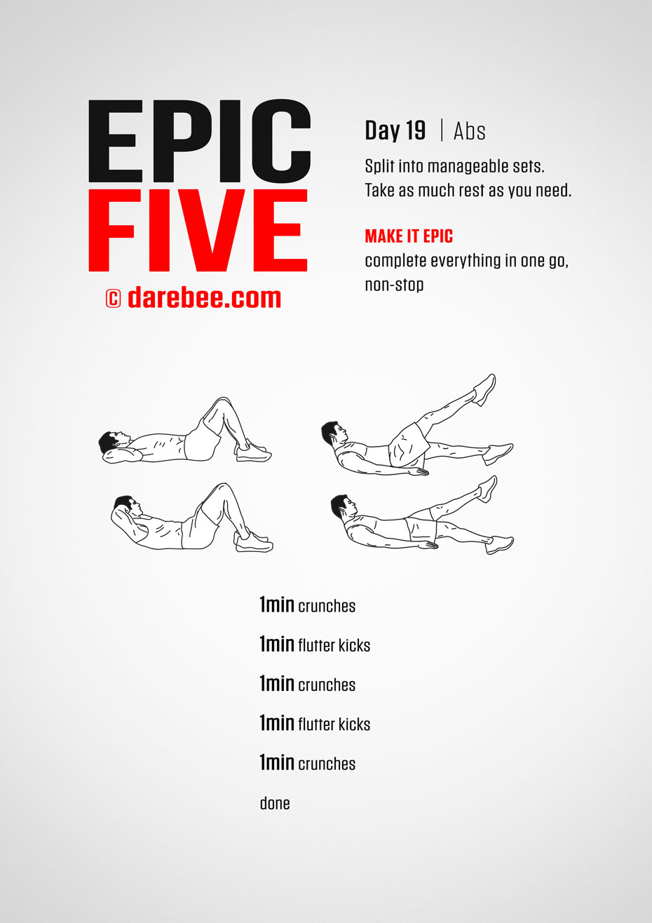 Epic Five: 30-Day Fitness Program