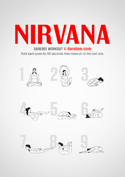 Nirvana is a Darebee home-fitness stretching workout that will refresh your mind, recharge your body and help make it stronger.
