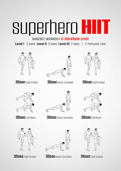 Superhero HIIT Workout