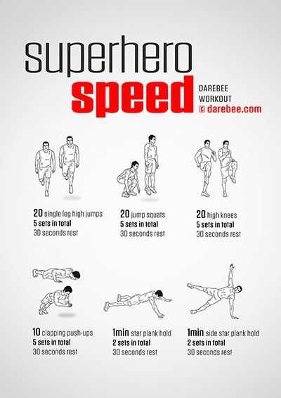 Superhero Speed Workout