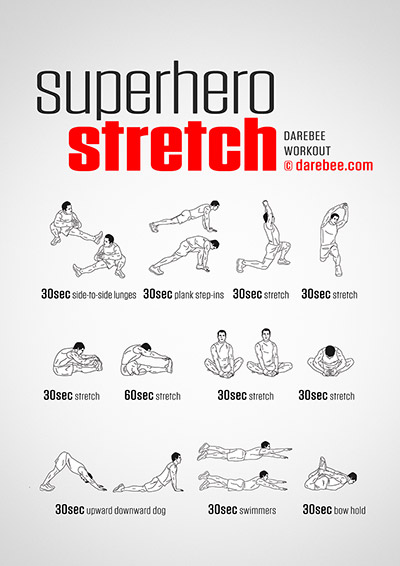 Superhero Stretch Workout